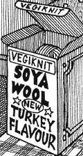 Vegiknit soya wool - NEW - turkey flavour